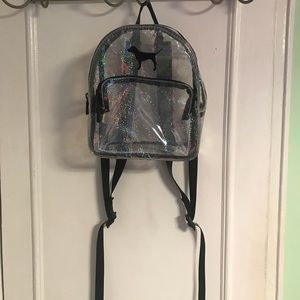 Victoria’s Secret PINK Clear Holo Mini Backpack